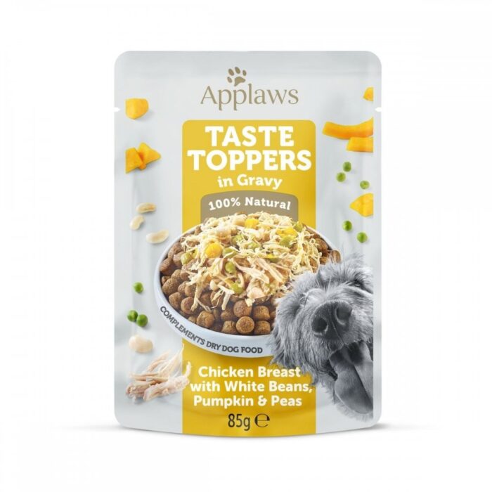 Applaws Taste Toppers Kyckling med Bönor, Pumpa & Ärtor 85 g
