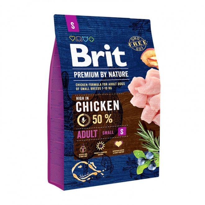 Brit Premium By Nature Dog Adult Small Chicken (3 kg)