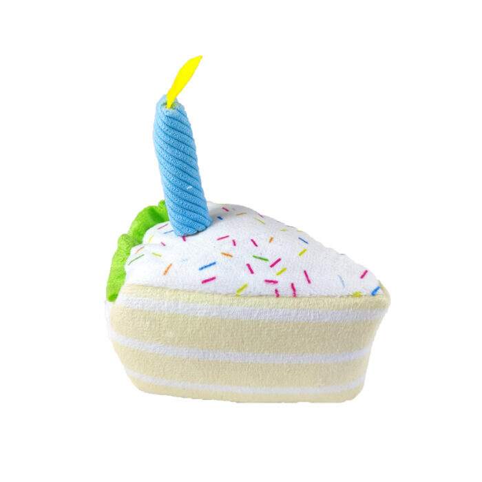 Födelsedagspresenter till Hund - Mjuka Leksaker Tårta Muffin Hatt Hundben - Tårtbit