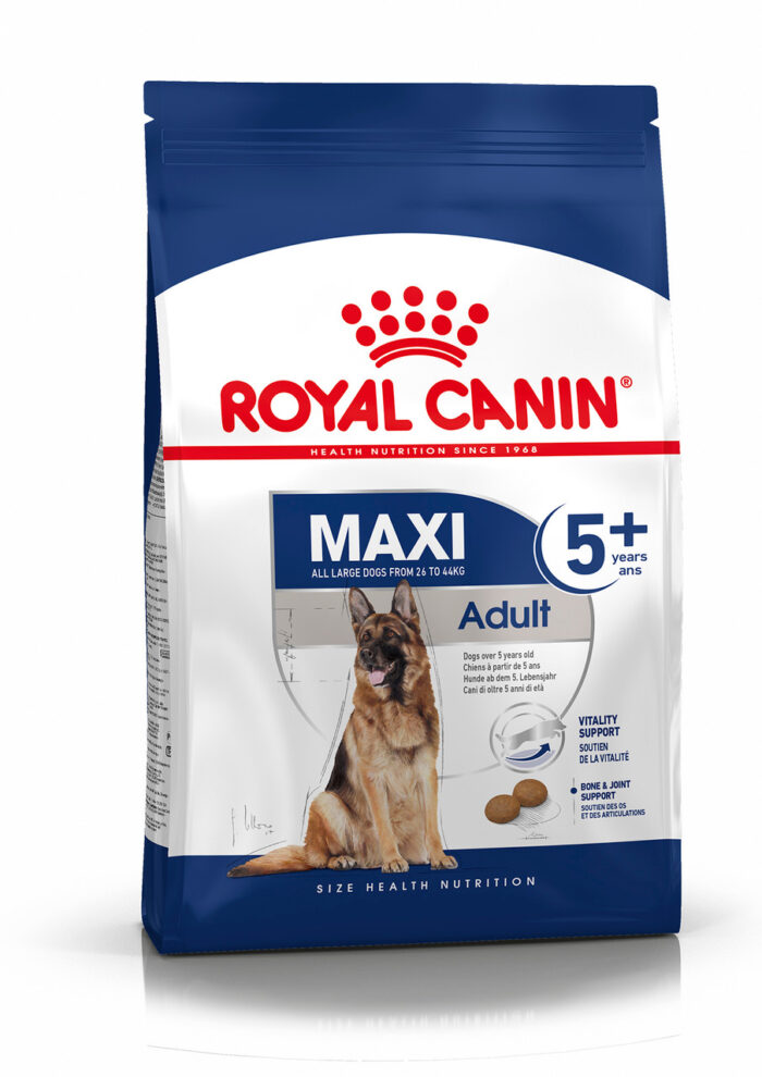 Maxi 5+ Adult Torrfoder för hund - 15 kg