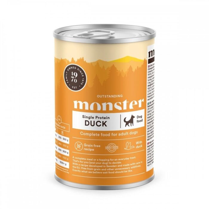 Monster Dog Adult Single Protein Duck 400 g