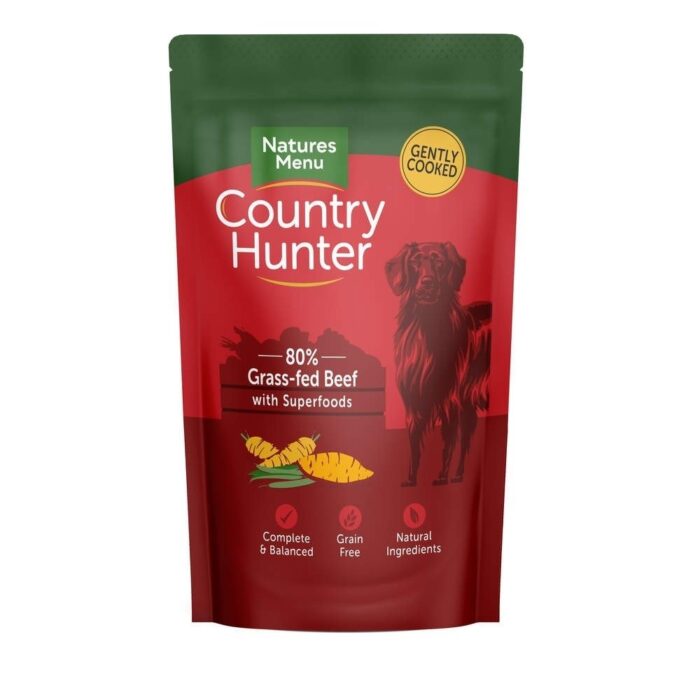 Natures:menu Country Hunter Dog Grass Glazed Beef 150 g