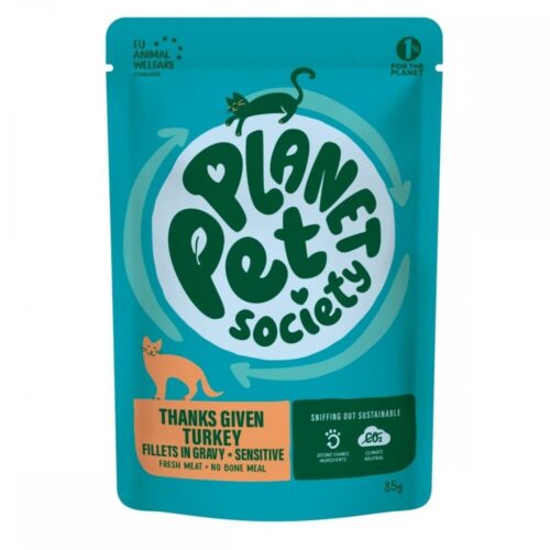 Planet Pet Society Cat Adult Sensitive Thanks Given Turkey 85 g