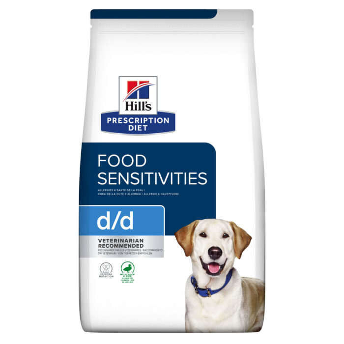 Prescription Diet d/d Food Sensitivities Torrfoder Hund med Anka och Ris - 1,5 kg