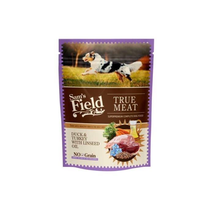 Sam's Field Dog Adult Duck & Turkey with Linseed Oil 260 g