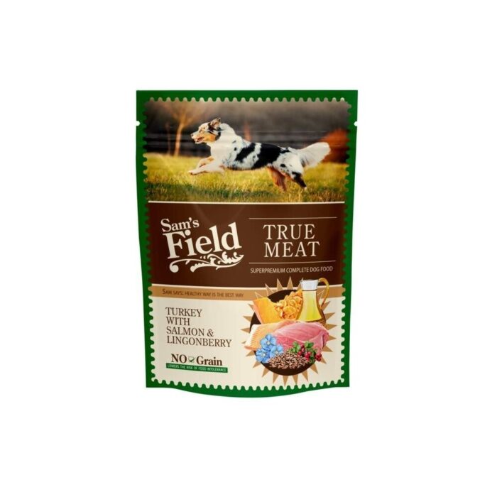 Sam's Field Dog Adult Turkey with Salmon & Lingonberry 260 g