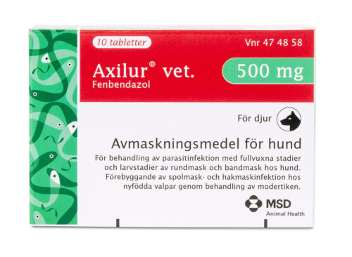 Axilur® vet. Tablett 500 mg, för Hundar - 1 x 10 st/frp