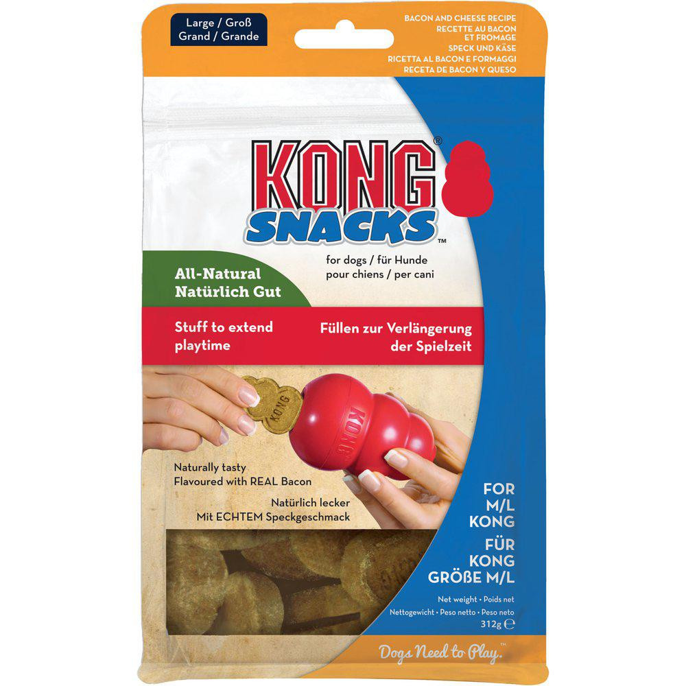 Hundkex | Large bacon & cheese, Small och Large | KONG