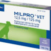 Milpro vet. Filmdragerad tablett 12,5 mg/125 mg, till Hundar - 4 tabletter