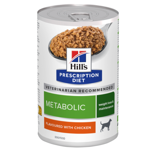 Prescription Diet Metabolic Weight Management Våtfoder till Hund med Kyckling - 12 st x 370 g