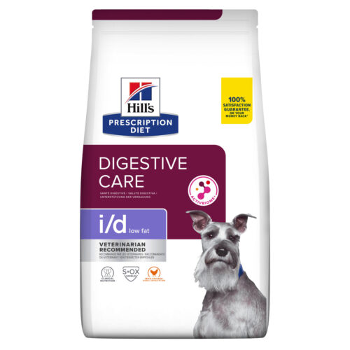 Prescription Diet i/d Digestive Care Low Fat Hundfoder med Kycklingsmak - 1,5 kg