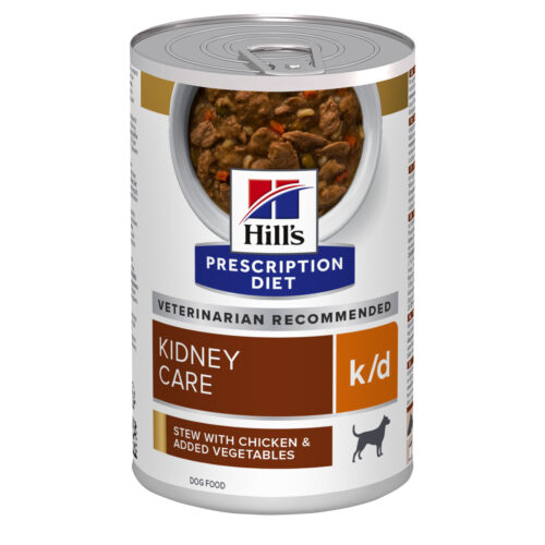 Prescription Diet k/d Kidney Care Stew Våtfoder med Kyckling och Grönsaker Hundfoder - 12 st x 354 g