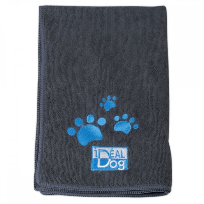 Ideal Dog Hundhandduk Svart 2-pack (40 x 60 cm)