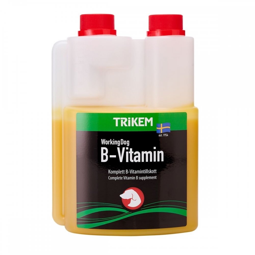 B-vitamin tillskott för hund | Flytande form, 500 ml | Trikem