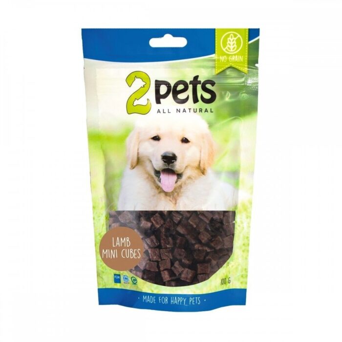 2Pets Minicubes Hundgodis med Lamm (400 g)