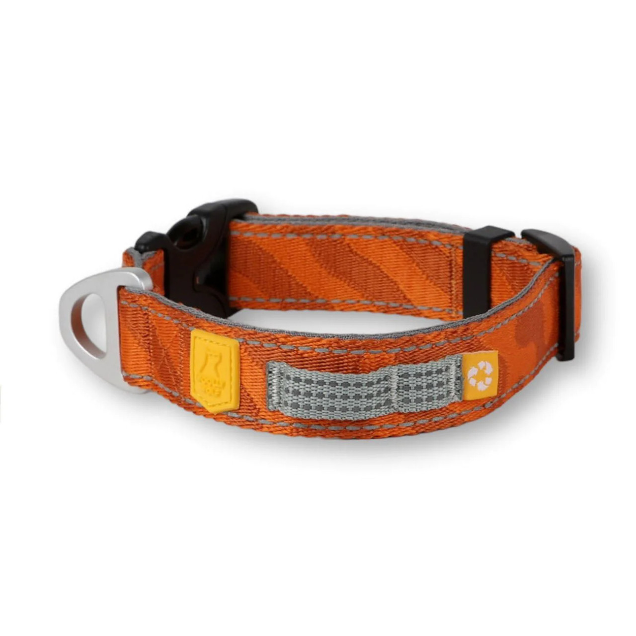 Halsband för hund | Terracotta, återvunnen polyester, XS | Woolly Wolf