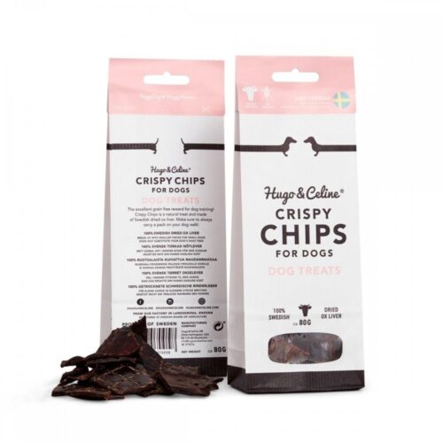 Hugo&Celine Crispy Chips Nötlever 80 g