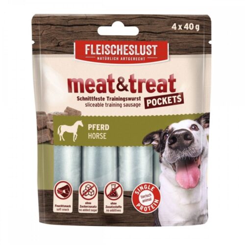 MEAT & trEAT-Pockets Horse 4x40 g