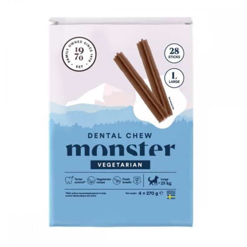 Monster Dog Dental Chew Vegetarian Large (28-pack)