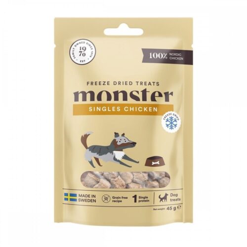 Monster Dog Treats Freeze Dried Chicken 45 g