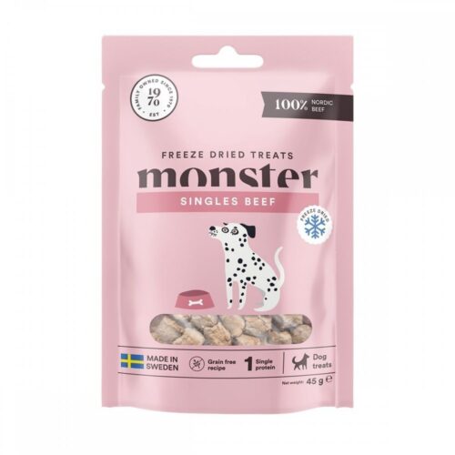 Monster Hundgodis Frystorkad Biff 45 g