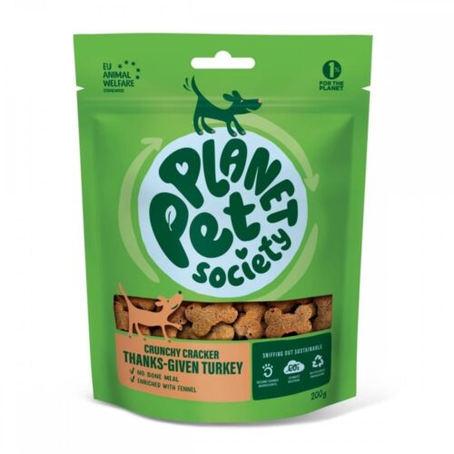 Planet Pet Society Dog Hundgodis Kalkon 200 g