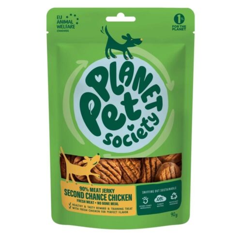 Planet Pet Society Dog Jerky Hundgodis Kyckling 90 g