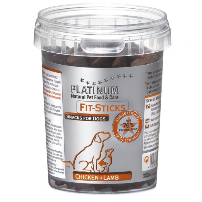 Platinum Fit Sticks Hundgodis Kyckling och Lamm 300 g