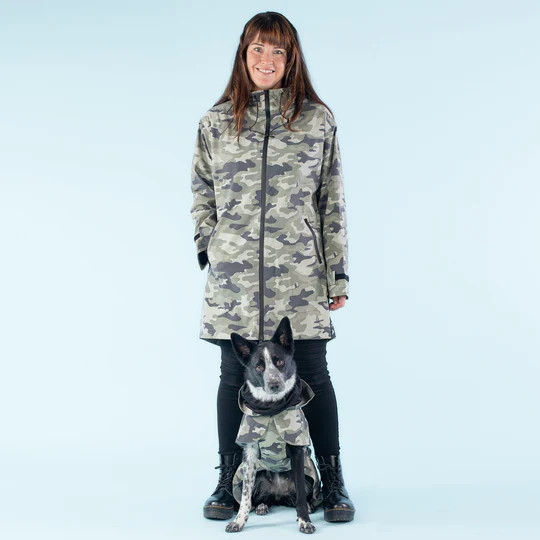 Reflekterande Regnjacka till matte, camo – S-M