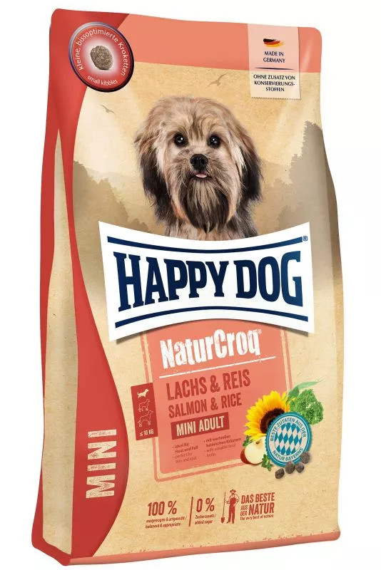 NaturCroq Lax & Ris Mini Hundfoder – 4 kg