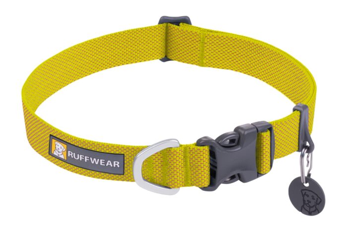 Ruffwear Hi & Light halsband - Litchen Green (S = 28-36 cm)