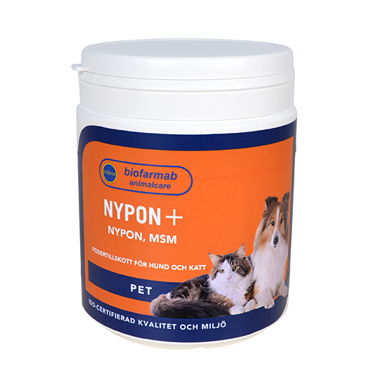 Biofarmab Nypon + MSM till Hund & Katt 350 g