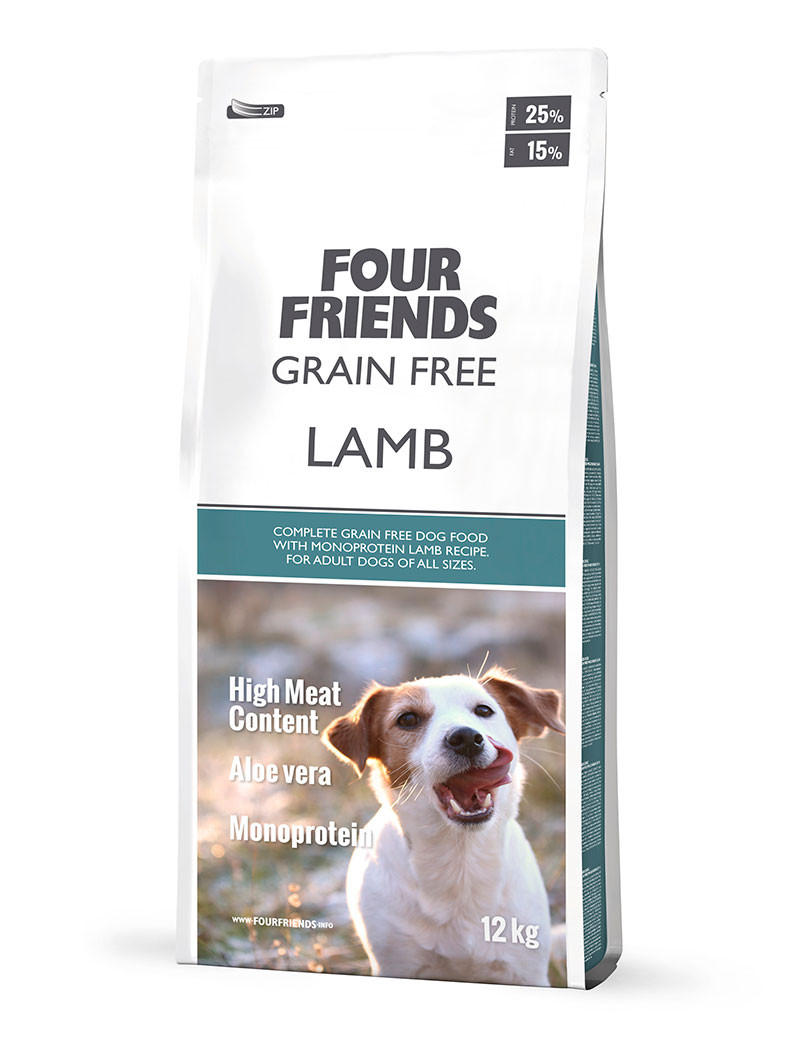 Grain Free Lamb Hundfoder – 12 kg